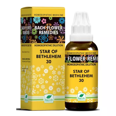 Buy New Life Bach Flower Star Of Bethlehem 30ml Online